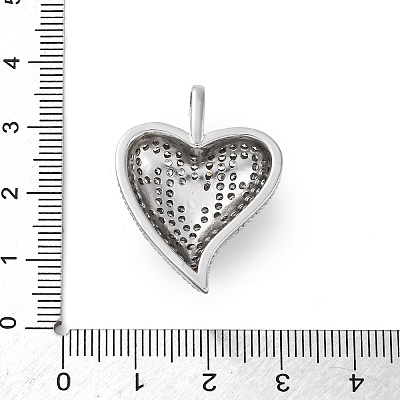 Brass Micro Pave Cubic Zirconia Pendants KK-S510-32GP-08-1