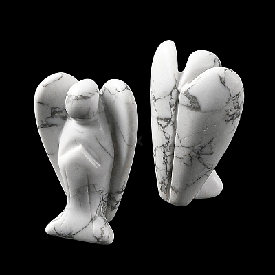 Synthetic Howlite Carved Angle Figurines GG-CBA9C2C-A35-1