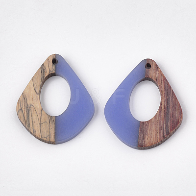 Resin & Walnut Wood Pendants RESI-S358-06C-1