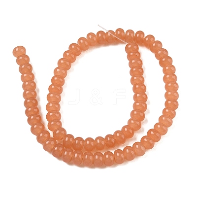 Dyed Natural White Jade Beads Strands GG-CBA9281-A12-5x8mm-1