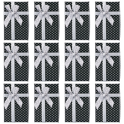 Polka Dot Print Cardboard Jewelry Gift Boxes with Bowknot X1-CON-TAC0001-10E-1