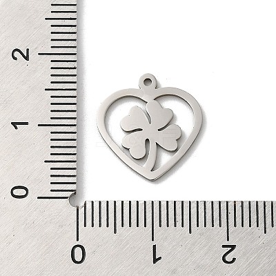 Non-Tarnish 201 Stainless Steel Pendants STAS-E206-06P-02-1