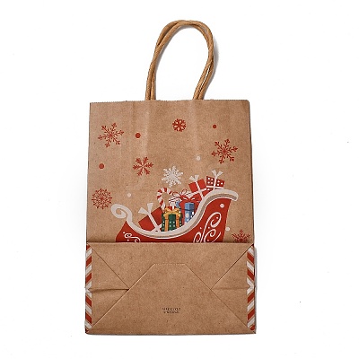 Christmas Theme Rectangle Paper Bags CARB-F011-01D-1