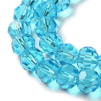 Transparent Glass Beads EGLA-A035-T6mm-D08-1