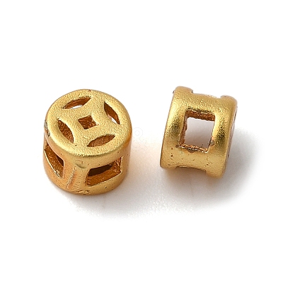 Rack Plating Brass Light Gold Beads KK-S375-16G-1