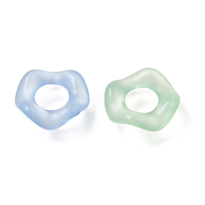 Luminous Transparent Acrylic European Beads AC-CBA9284-06-1