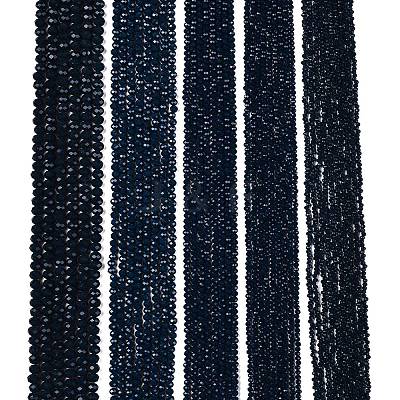 Opaque Solid Color Imitation Jade Glass Beads Strands EGLA-A044-P4mm-D16-1