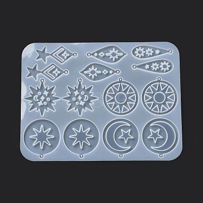 DIY Silicone Pendant Molds DIY-G079-13B-1