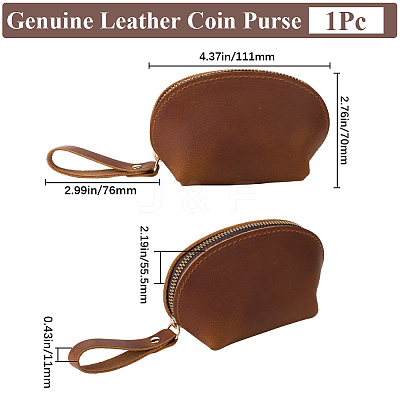 Leather Credit Card Wallets for Women Men AJEW-WH20007-10B-1