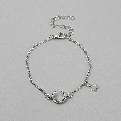 Alloy Charm Bracekets BJEW-WH0011-88A-1