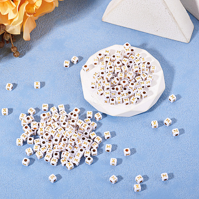 Opaque Acrylic Beads MACR-TAG0001-07X-1