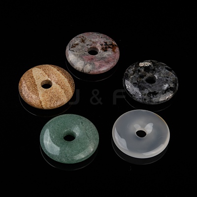 Natural Gemstone Pendants G-F524-B-1