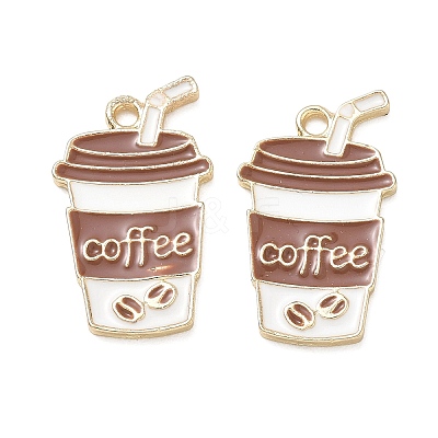 Alloy Enamel Pendants AL-CBAD3B4-03G-1