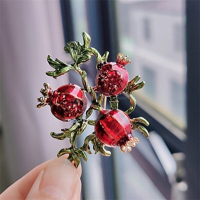 Pomegranate Enamel Pins PW-WGDC38F-01-1
