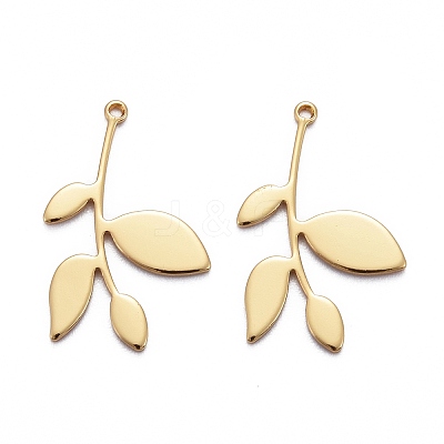 Brass Pendants X-KK-Z009-12G-1