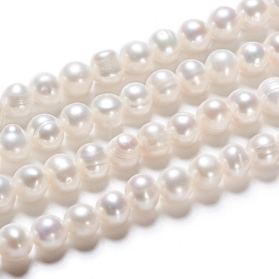Natural Cultured Freshwater Pearl Beads Strands PEAR-I004-09-1