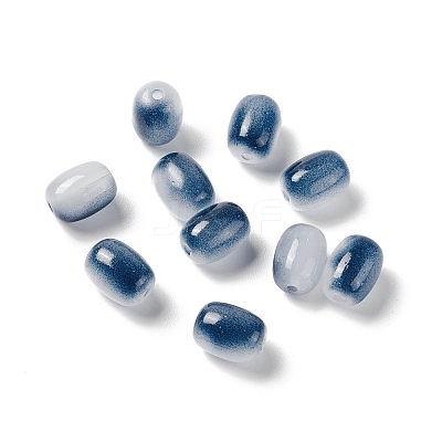 Opaque Glass Beads GLAA-F117-06E-1