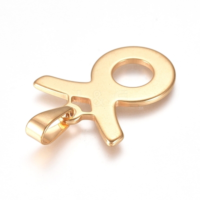 304 Stainless Steel Pendants STAS-L210-06F-G-01-1