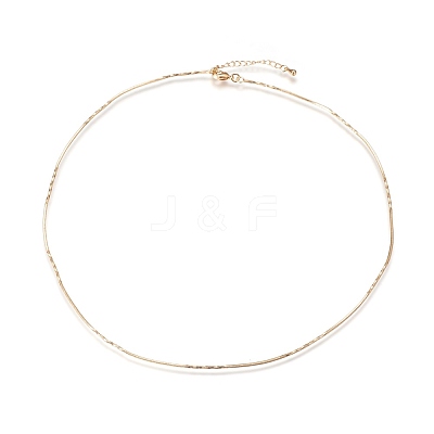 Long-Lasting Plated Brass Chain Necklaces NJEW-MSMC002-14G-NF-1