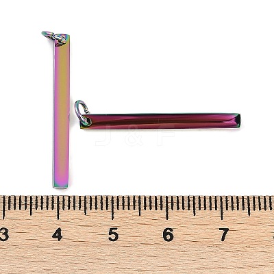 Ion Plating(IP) 304 Stainless Steel Pendants STAS-I311-14E-RC-1