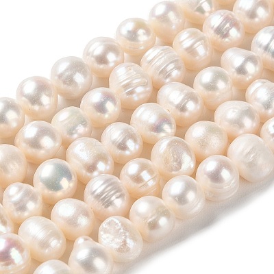 Natural Cultured Freshwater Pearl Beads Strands PEAR-E018-37-1