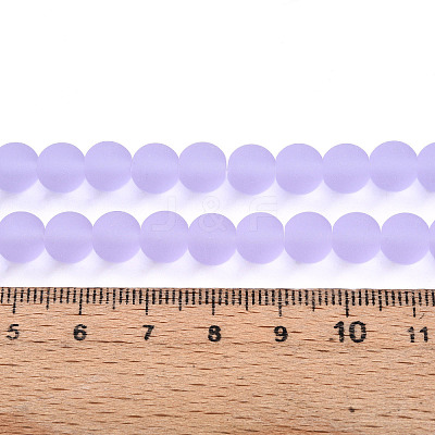 Transparent Glass Beads Strands GLAA-T032-T8mm-MD01-1
