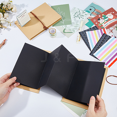 2Pcs Rectangle Paper Journal Photo Albums AJEW-FH0007-25B-1
