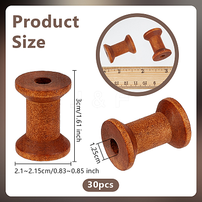 Wooden Empty Spools for Wire TOOL-WH0125-54C-02-1
