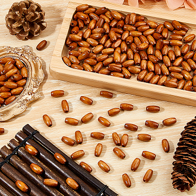 600Pcs Natural Wood Beads WOOD-DC0001-31-1