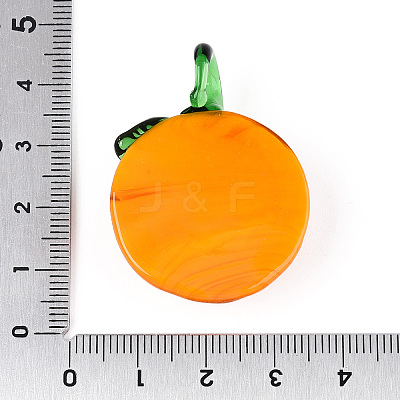 Handmade Lampwork Pendants LAMP-N034-02C-1