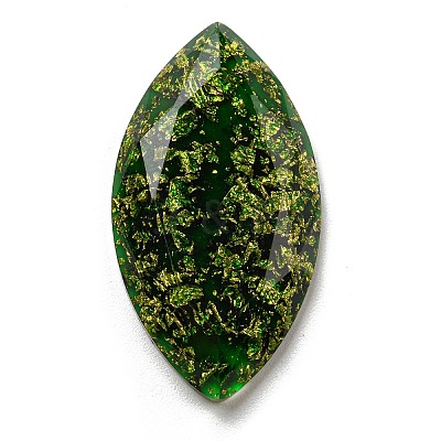 Transparent Epoxy Resin Cabochons CRES-A053-13-1