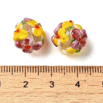 Handmade Lampwork Beads LAMP-B025-03B-16-1