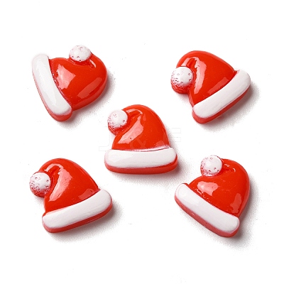 Christmas Opaque Resin Cabochons RESI-K019-27-1