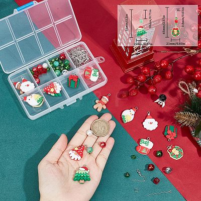 Christmas Day Earring Making Kit DIY-SC0021-93-1