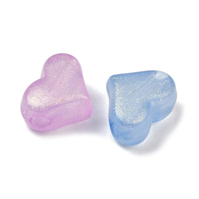 Luminous Transparent Acrylic Beads OACR-B031-15-1