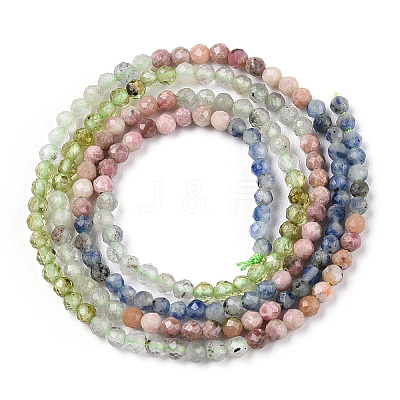 Natural Mixed Gemstone Beads Strands G-D080-A01-03-07-1