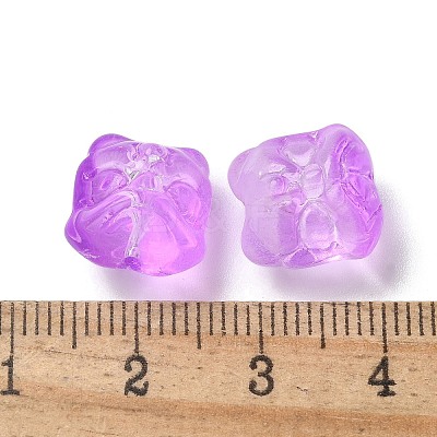 Baking Paint Transparent Glass Beads X1-GLAA-C035-01S-1