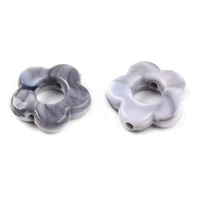 Gradient Color Transparent Acrylic Beads OACR-N137-49U-1