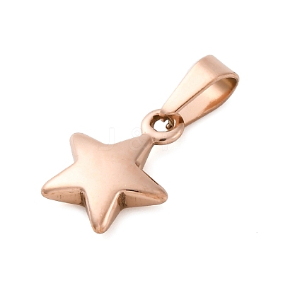 Ion Plating(IP) 304 Stainless Steel Charms STAS-I127-067RG-1