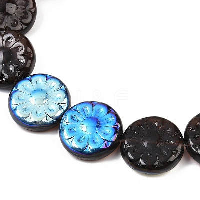 Czech Pressed Glass Beads GLAA-I061-48C-1