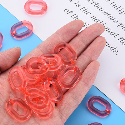 Transparent Acrylic Linking Rings MACR-S373-19-B02-1