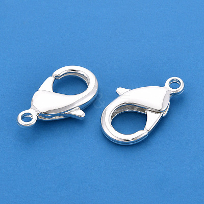 Brass Lobster Claw Clasps KK-YW0004-01E-S-1