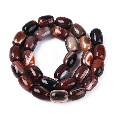 Natural Agate Beads Strands G-N356-02B-03-1