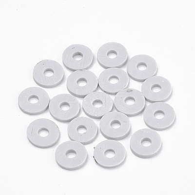 Handmade Polymer Clay Beads X-CLAY-R067-6.0mm-39-1