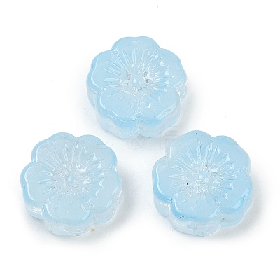 Transparent Glass Beads DGLA-E004-01E-1