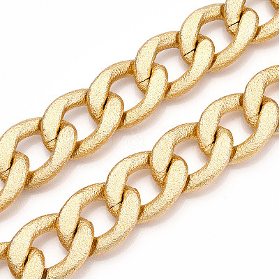 Aluminum Textured Curb Chains CHA-N003-05KCG-1