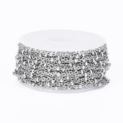 Tarnish Resistant 304 Stainless Steel Cable Chains CHS-H007-20P-1