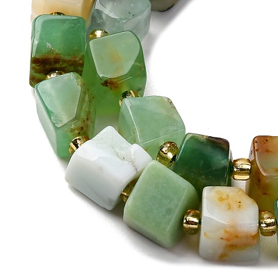 Natural Serpentine Beads Strands G-G053-B21-01-1