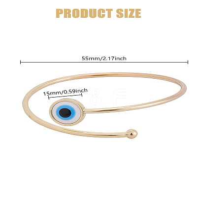 1Pc Alloy Cuff Bangles for Women BJEW-LP0004-38B-1