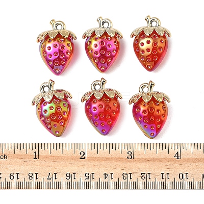 10Pcs Transparent Acrylic Pendants MACR-FS0002-08C-1